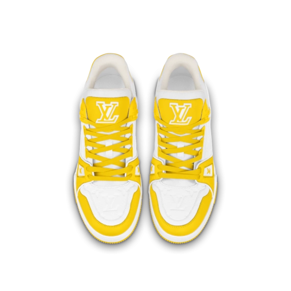 Louis Vuitton Trainer Sneaker - Yellow, Mix of materials