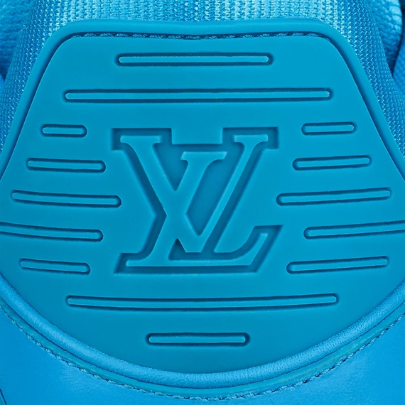 Men's Louis Vuitton Trainer Sneaker - Blue Calf Leather Buy Today!