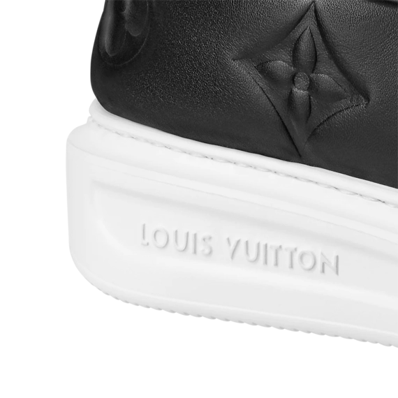 Louis Vuitton Beverly Hills Slip On - Black, Monogram-embossed calf leather