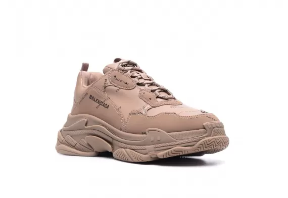 Get the Latest Men's Balenciaga Triple S - Dark-Beige at Outlet