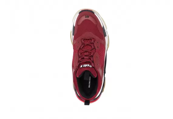 Men's Balenciaga Triple S - Apple Red/Multicolour - Shop Now