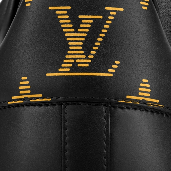 Exhibit Style - Louis Vuitton Luxembourg Samothrace Sneaker - Men's Black Calf Leather Outlet Sale