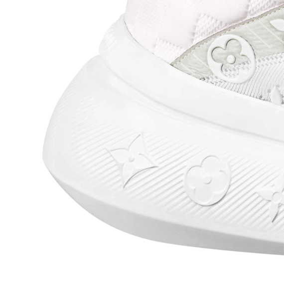 Men, Get the Latest Louis Vuitton Show Up Sneaker - White Monogram and Damier Knit