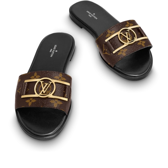 Find the Authentic Louis Vuitton Lock it Flat Mule for Women