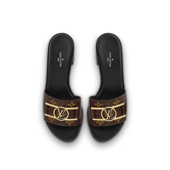 Original Louis Vuitton Lock it Mule - Women's Sale Footwear