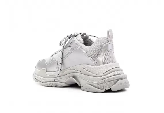 Mens Balenciaga Triple S - Silver-Tone Original