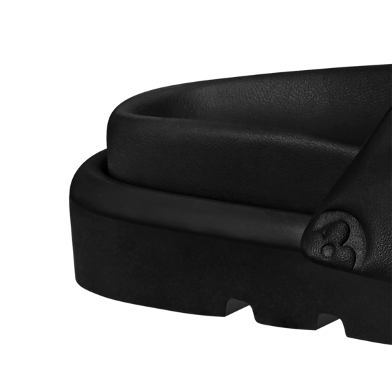 Louis Vuitton Pool Pillow Flat Comfort Mule Black