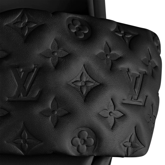 Women's Luxury: Louis Vuitton Pool Pillow Flat Comfort Mule Black