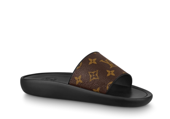 Buy Louis Vuitton Sunbath Flat Mule Cacao Brown For Women Outlet Sale.