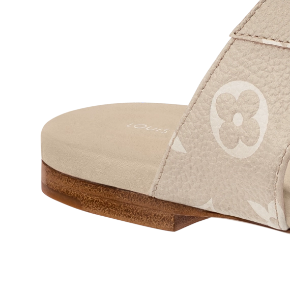 Louis Vuitton Croisiere Flat Mule Beige New - Experience the unique style of the newest Croisiere design.