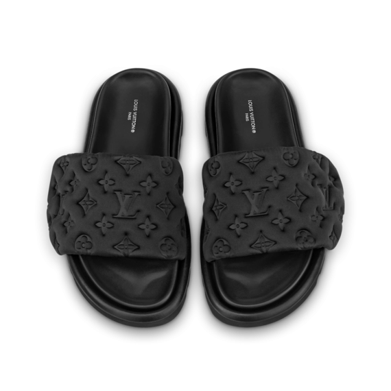 Women's Louis Vuitton Pool Pillow Comfort Mule Black at an Outlet Near You