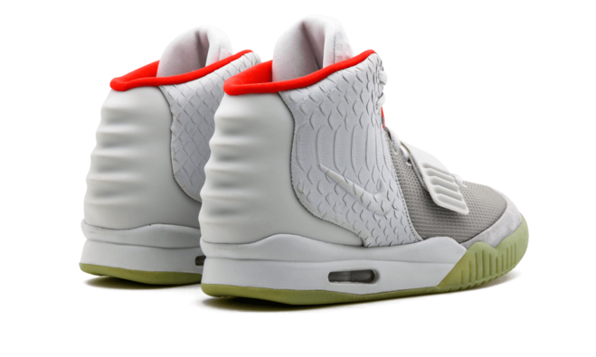 Women's New Nike Air Yeezy 2 NRG Sneakers WOLF GREY/PURE PLATINUM 508214 010