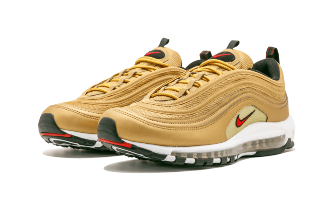 Nike Air Max 97 OG QS 2017 METALLIC GOLD/VARSITY RED 884421 700