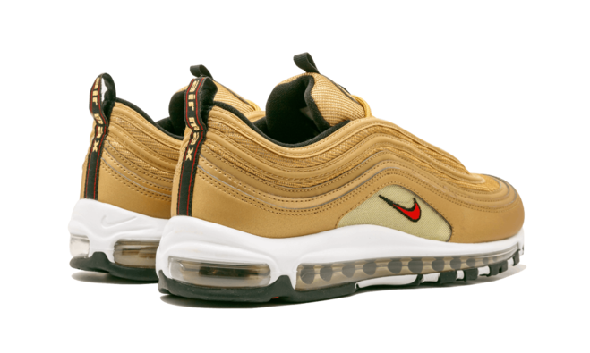 Stylish Look - Get New Nike Air Max 97 OG QS 2017 - Metallic Gold/Varsity Red 884421 700 For Men