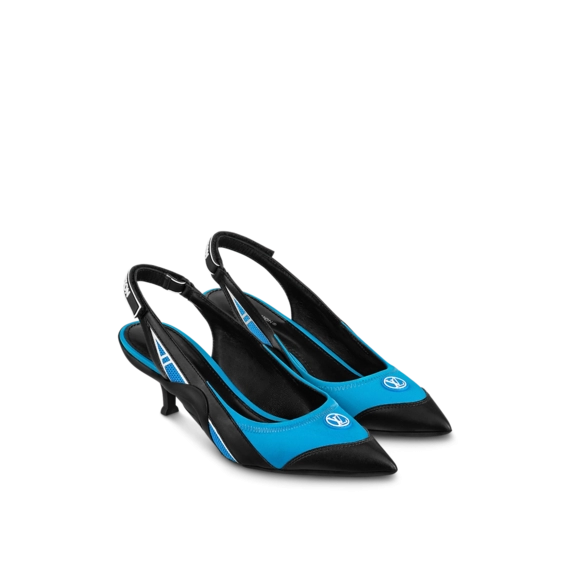 â€œDiscover Louis Vuitton Archlight Slingback Pump Blue at our outlet