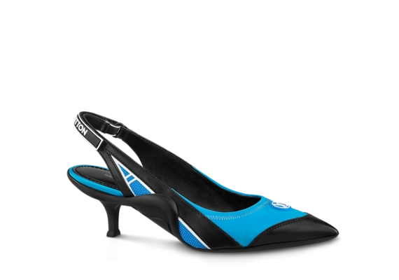 â€œShop the Louis Vuitton Archlight Slingback Pump Blue at our outlet for women