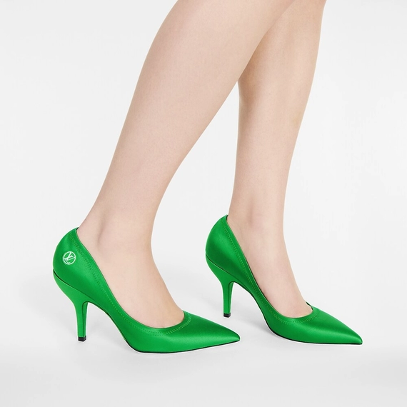 Original Louis Vuitton Archlight Pump Green Women's Shoes for Sale