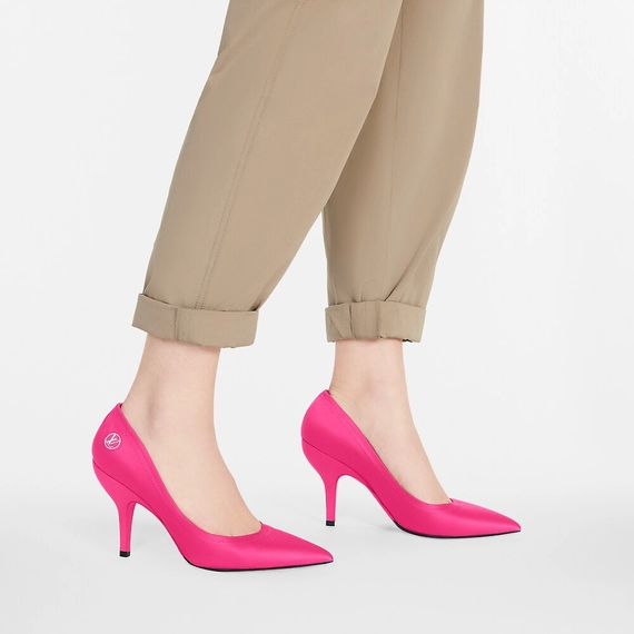 New Louis Vuitton Archlight Pump in Rose Pop Pink