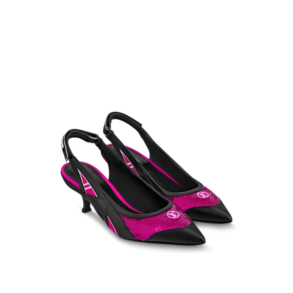 Amazing New Louis Vuitton Archlight Slingback Pump Fuchsia for Women