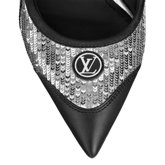 Get the Louis Vuitton Archlight Slingback Pump Silver for Women and Make a Statement with Silver Sheen.