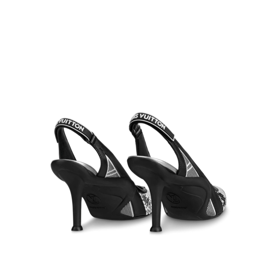 Upgrade Your Style with the Louis Vuitton Archlight Slingback Pump Silver for Women