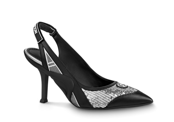 Buy the Louis Vuitton Archlight Slingback Pump Silver for Women at Original Prices