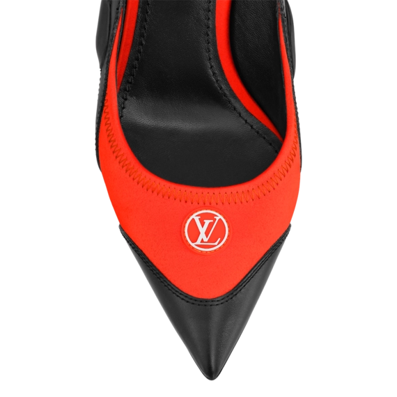 Shop the Louis Vuitton Archlight Slingback Pump in Orange Now!