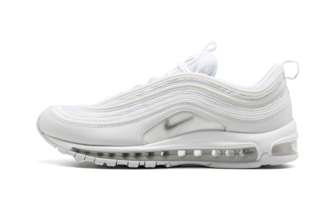 Women's Nike Air Max 97 Triple White Wolf Grey Running Shoe from New Outlet