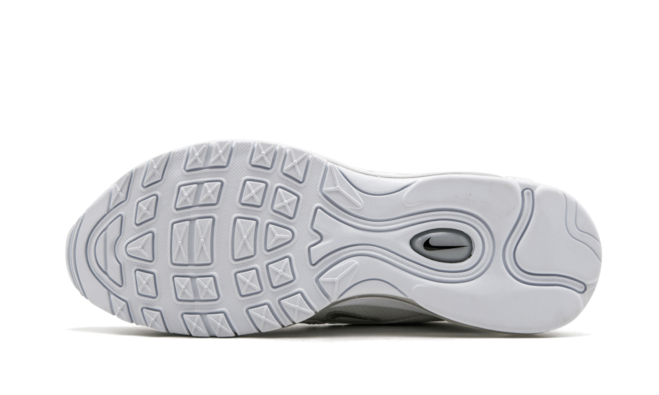Trendy Nike Air Max 97 Triple White Wolf Grey Footwear - New