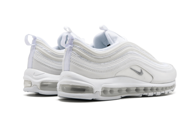 Women's Stylish Nike Air Max 97 Triple White Wolf Grey from New Outlet