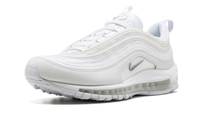 Women's Latest Nike Air Max 97 Triple White Wolf Grey from New Outlet