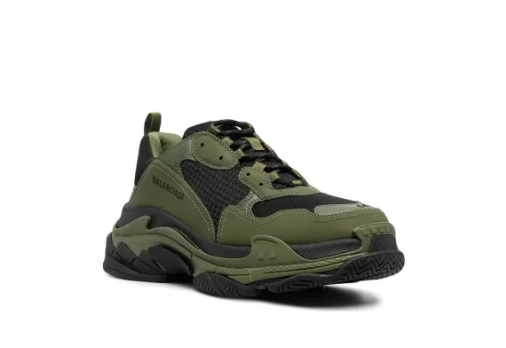 Get the Original Balenciaga Triple S - Green/Black for Men Now