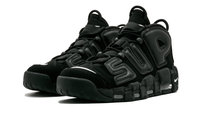 Nike Air More Uptempo - Supreme Suptempo Black