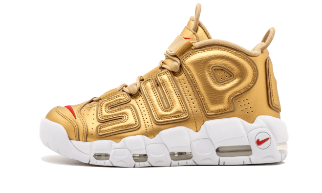Nike Air More Uptempo Supreme Suptempo Gold Men's Sneakers | Buy Outlet