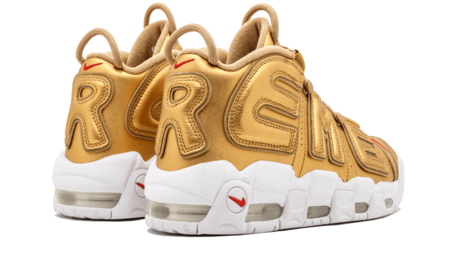 Score Savings Women's Nike Air More Uptempo Supreme Suptempo Gold Outlet Buy