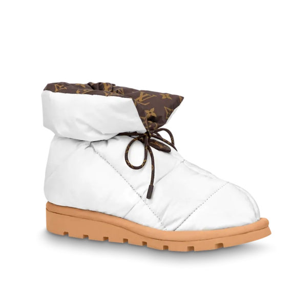 Buy Women's Louis Vuitton Pillow Comfort Boot White - Original