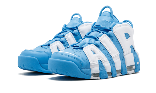 Fashionable Women's Nike Air More Uptempo Running Shoes - University Blue & White 96 921948 401