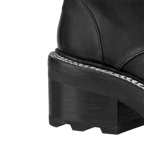New Women's Lv Beaubourg Ankle Boot Black - Outlet