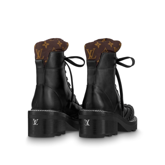 Buy Women's Lv Beaubourg Ankle Boot Black - The Latest Style