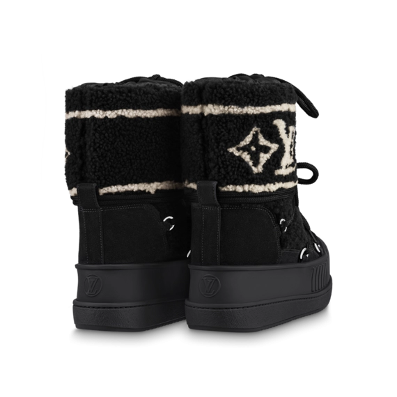 Time to Refresh Your Look - Louis Vuitton Polar Flat Half Boot Black for Women