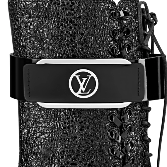 Women's Louis Vuitton Moonlight Half Boot Black at Original Outlet