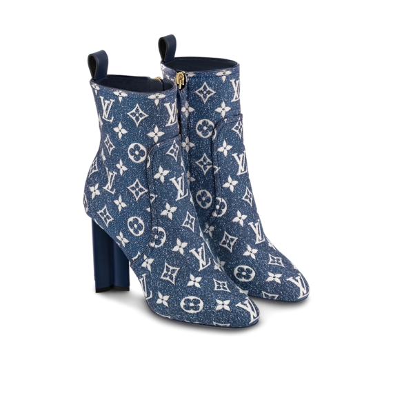 Ladies Louis Vuitton Silhouette Ankle Boot - Original