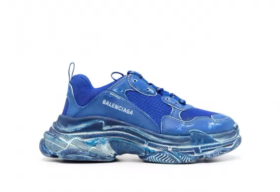 Buy Women's Balenciaga Triple S - Dark Blue