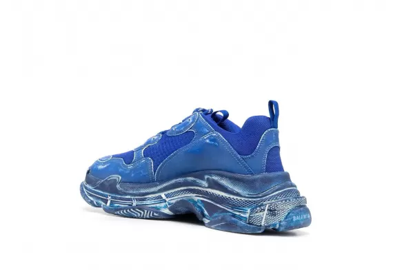 Outlet Men's Balenciaga Triple S - Dark Blue