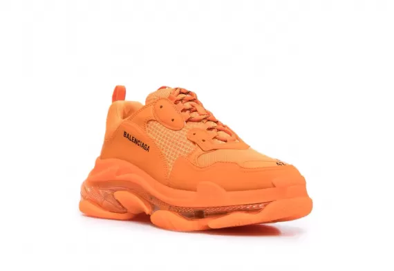 Get Your Original Balenciaga Triple S - Orange Shoes Today