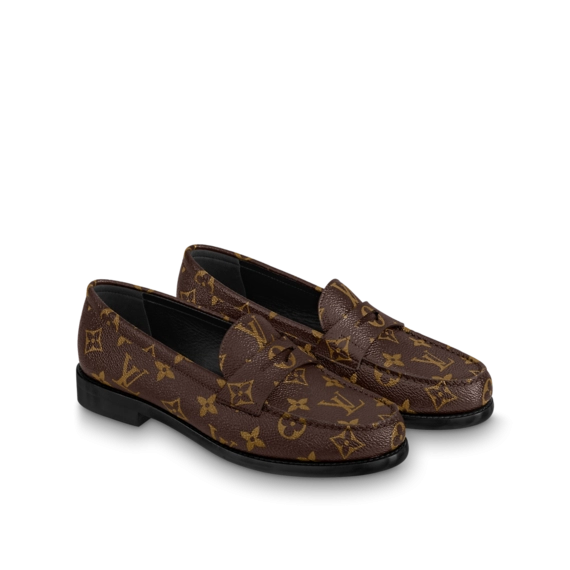 Women's Louis Vuitton Chess Flat Loafers from Outlet