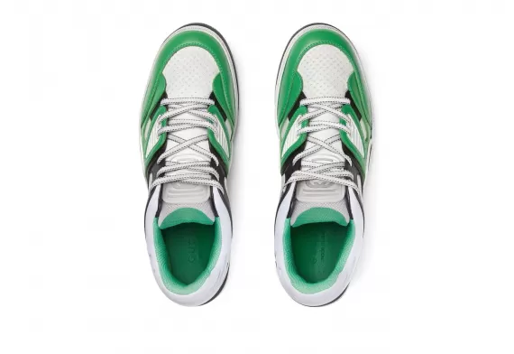 Grab a Bargain - Gucci Basket Low-Top Sneakers for Men - Black/Green/White