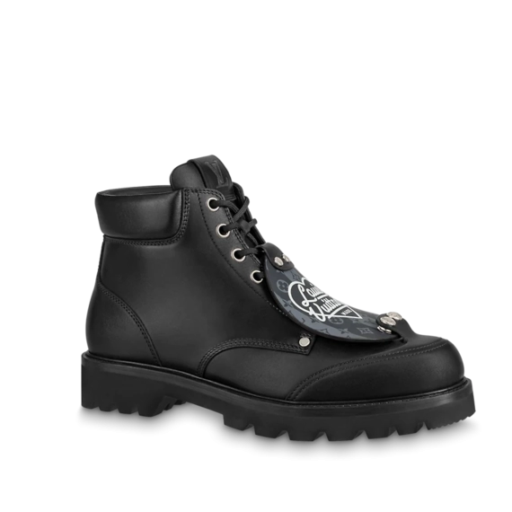 Shop Louis Vuitton Oberkampf Ankle Boot for Men at Outlet Prices!