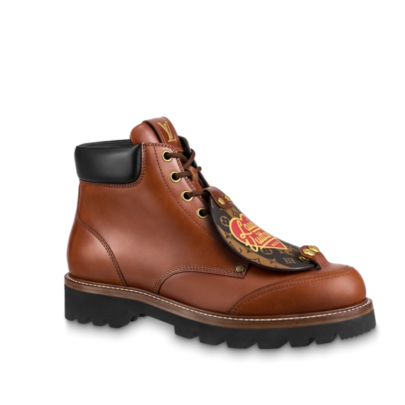Buy Original Louis Vuitton Oberkampf Ankle Boot For Men - Brand New!
