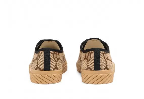 Look Good in Gucci - Get Your New Maxi GG Low-Top Sneakers - Beige/Black